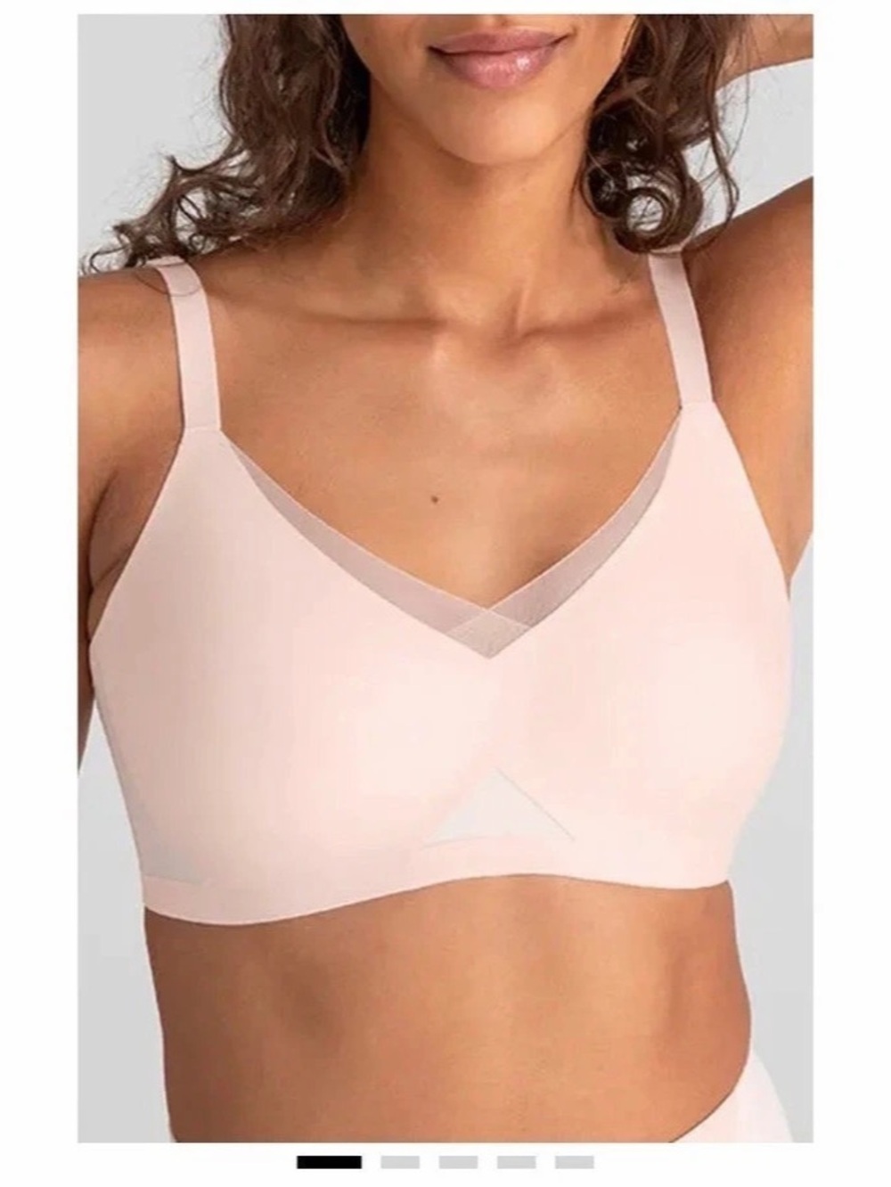Honey love crossover bra (petal)